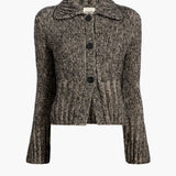 Khaite - Takeo Cardigan in Sepia and Black Multi