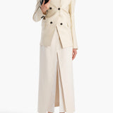 Khaite - Tal Skirt in Cream