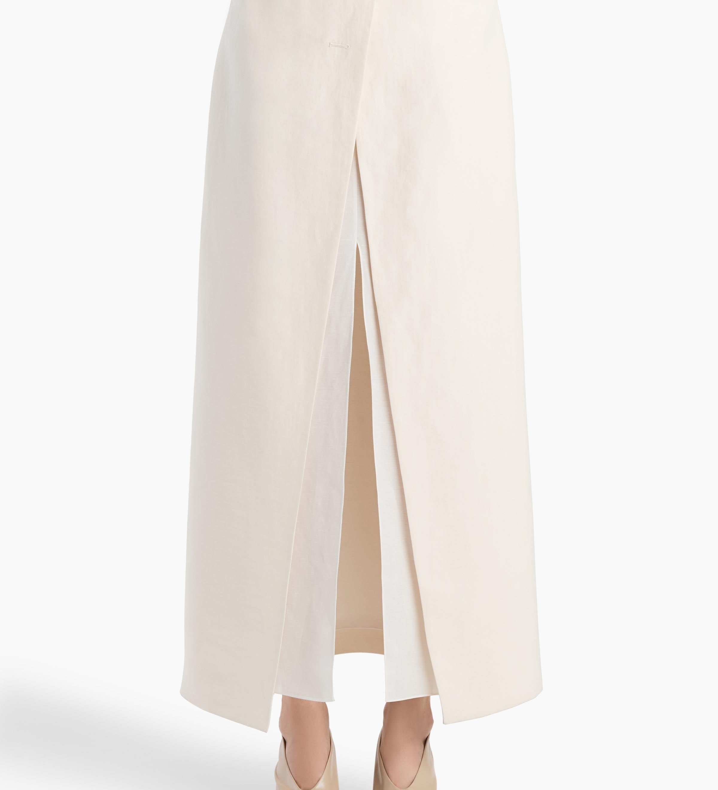 Khaite - Tal Skirt in Cream