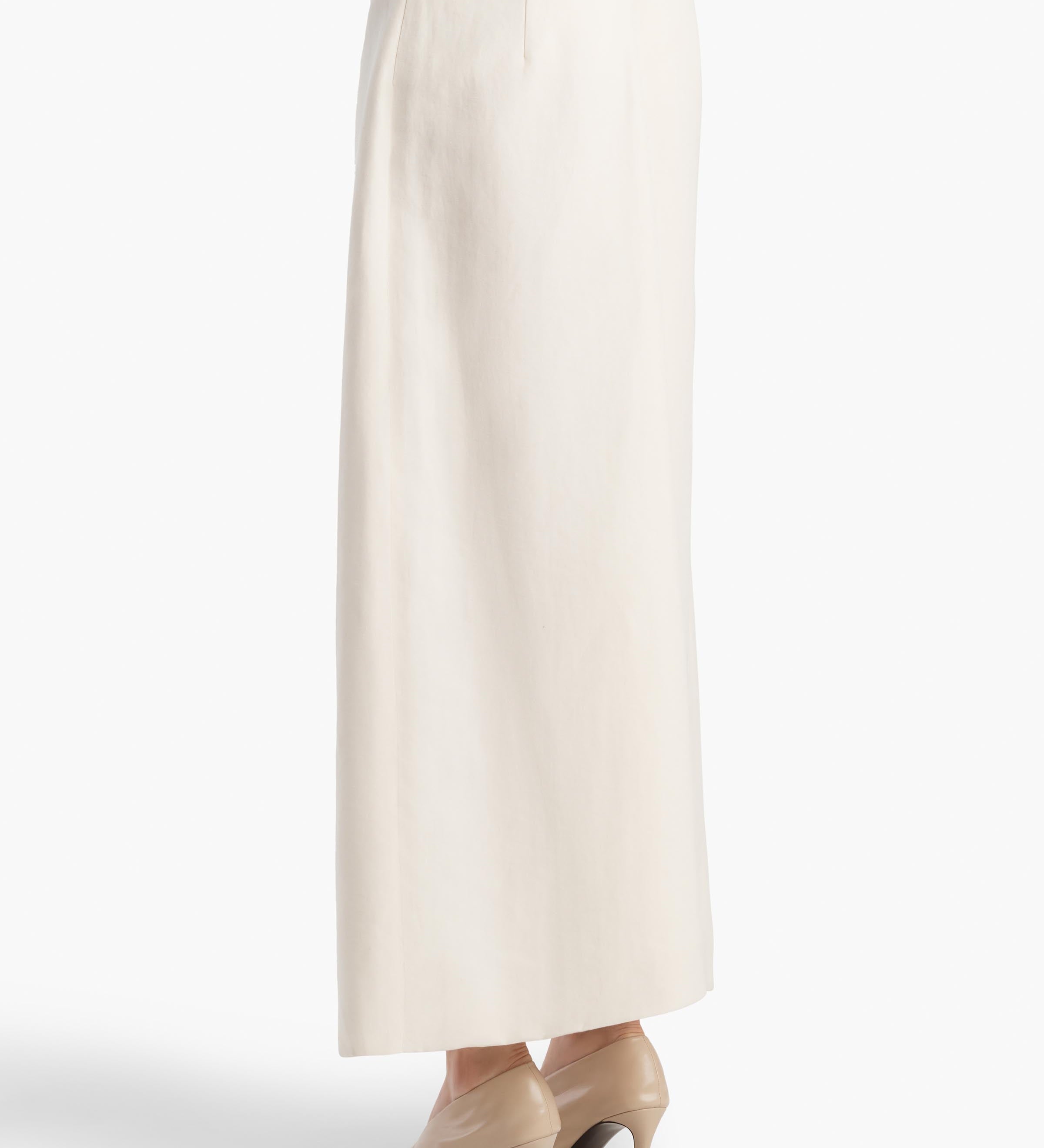 Khaite - Tal Skirt in Cream