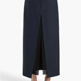 Khaite - Tal Skirt in Dark Navy