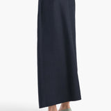 Khaite - Tal Skirt in Dark Navy