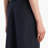 Khaite - Tal Skirt in Dark Navy