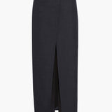 Khaite - Tal Skirt in Dark Navy