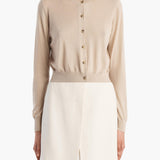 Khaite - Tansy Cardigan in Sand