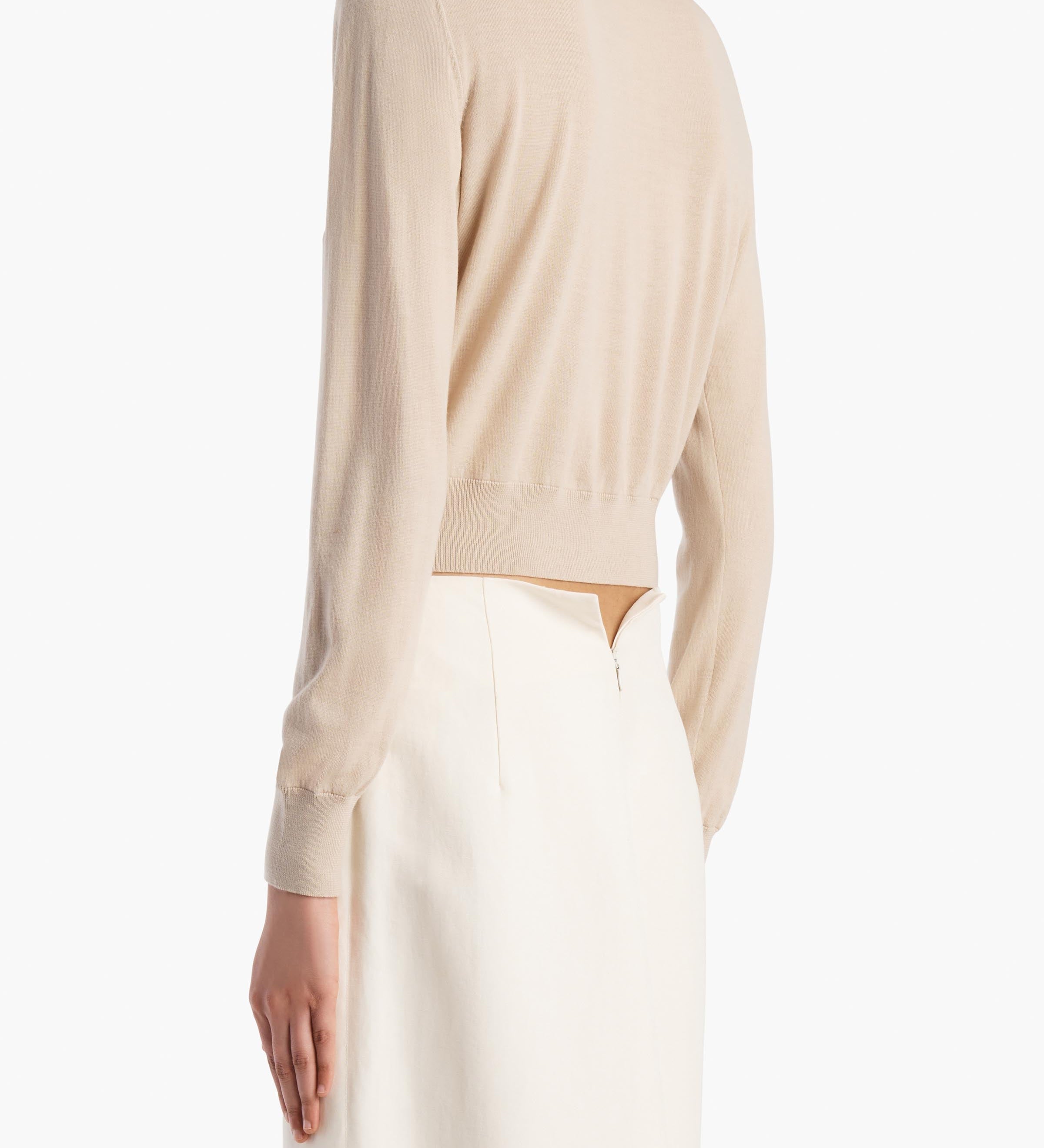 Khaite - Tansy Cardigan in Sand