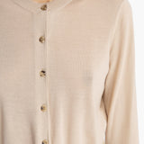 Khaite - Tansy Cardigan in Sand