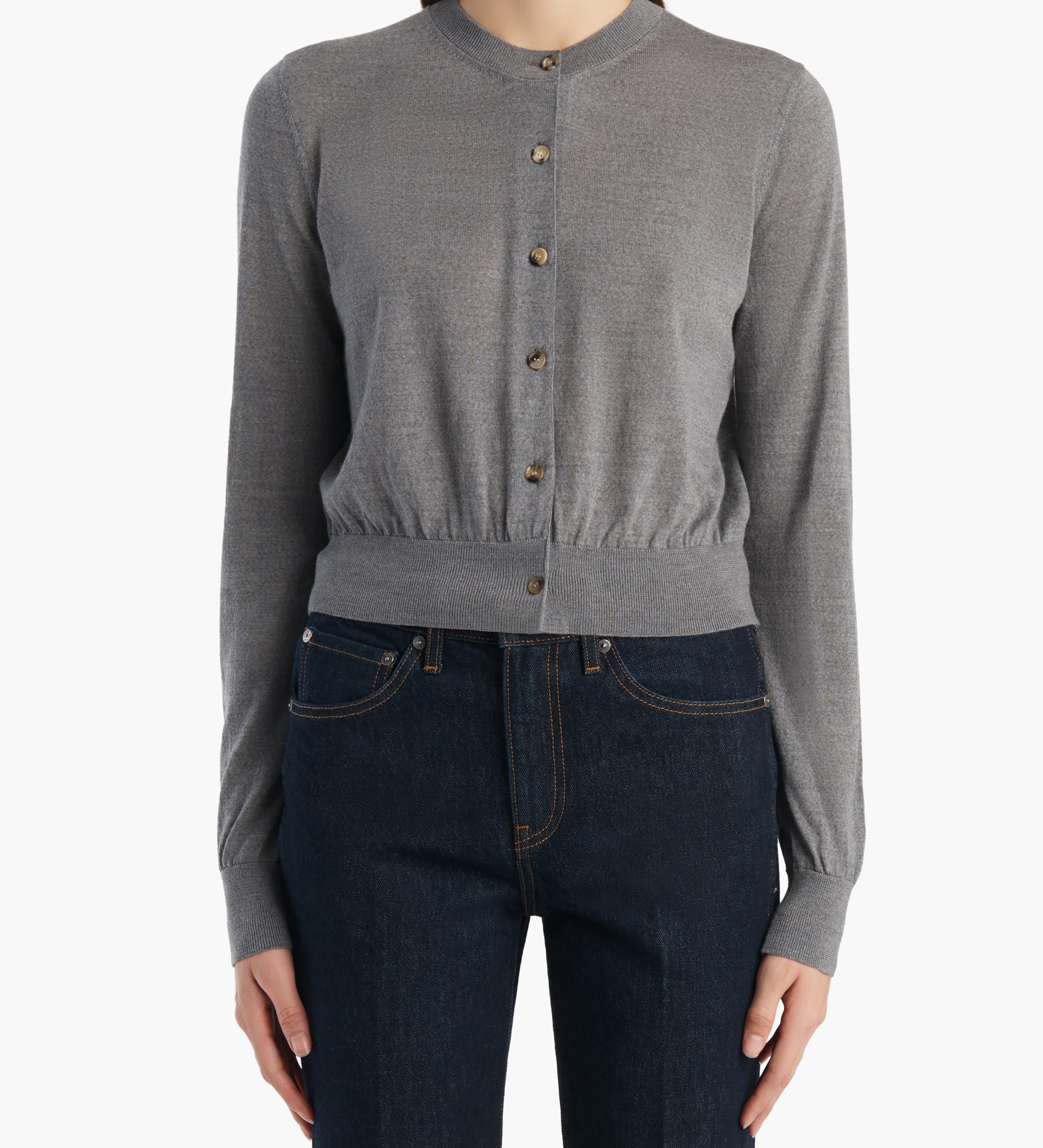 Khaite - Tansy Cardigan in Sterling