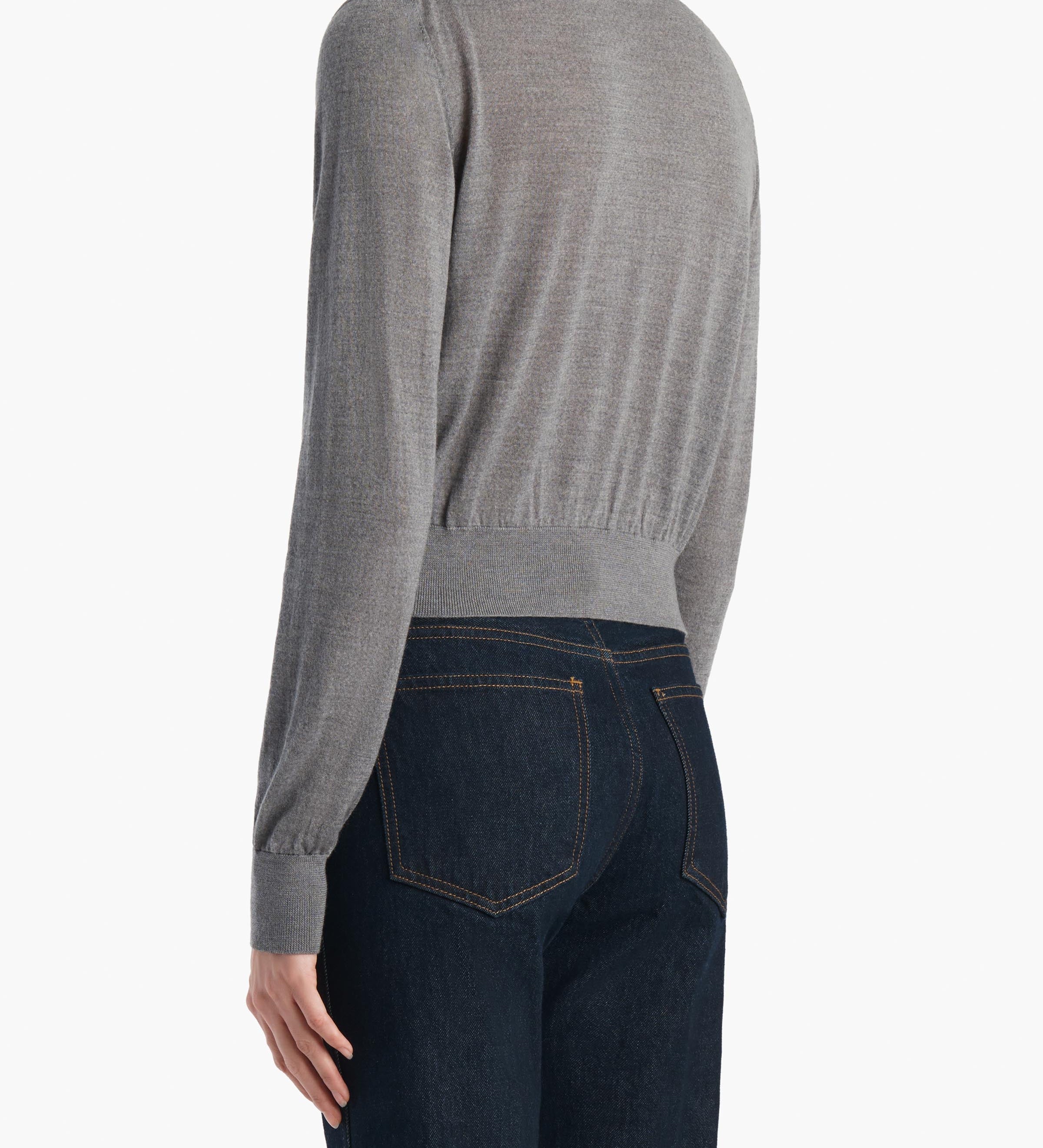 Khaite - Tansy Cardigan in Sterling