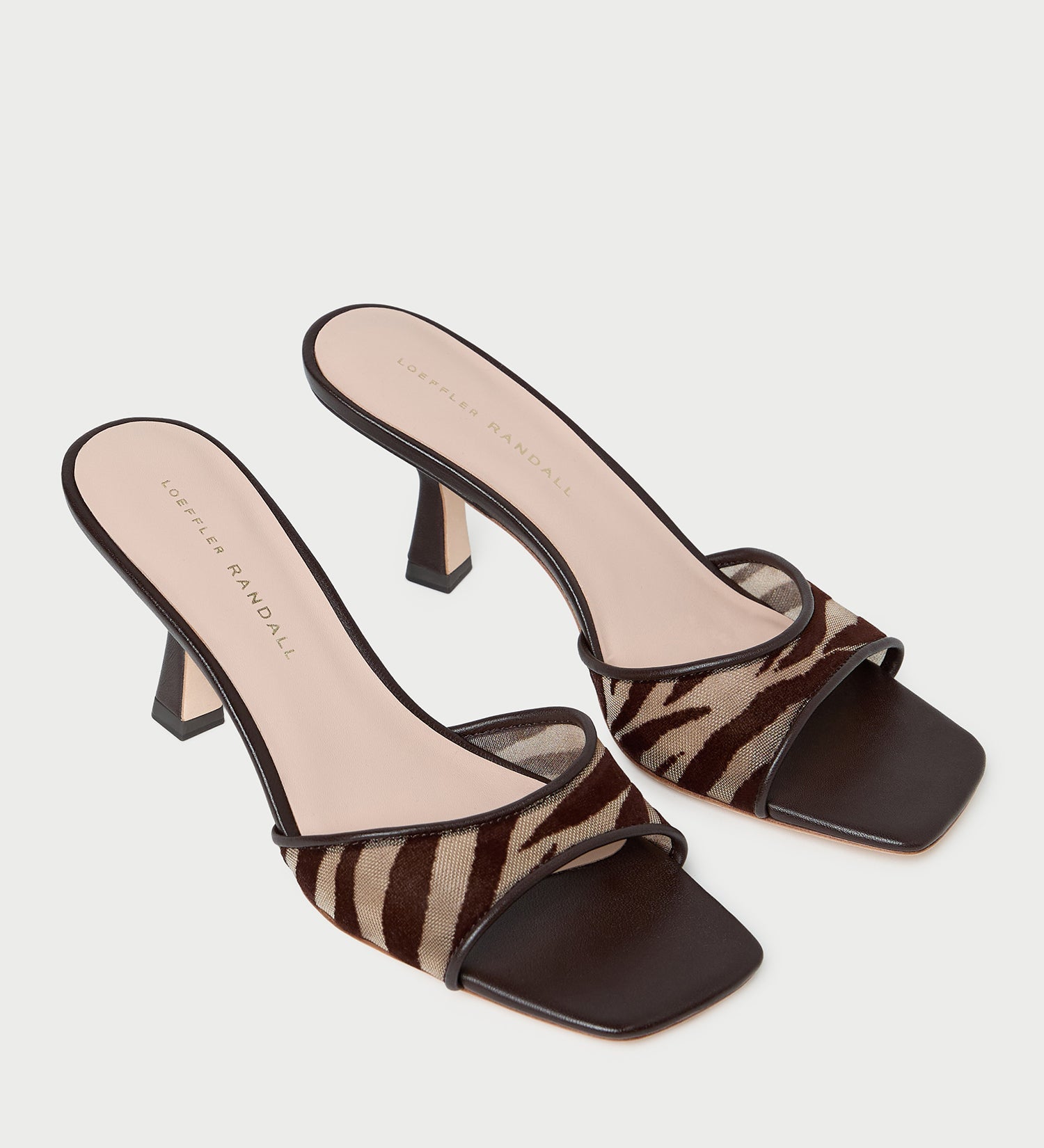 Loeffler Randall - Tavia Zebra Mesh Mule