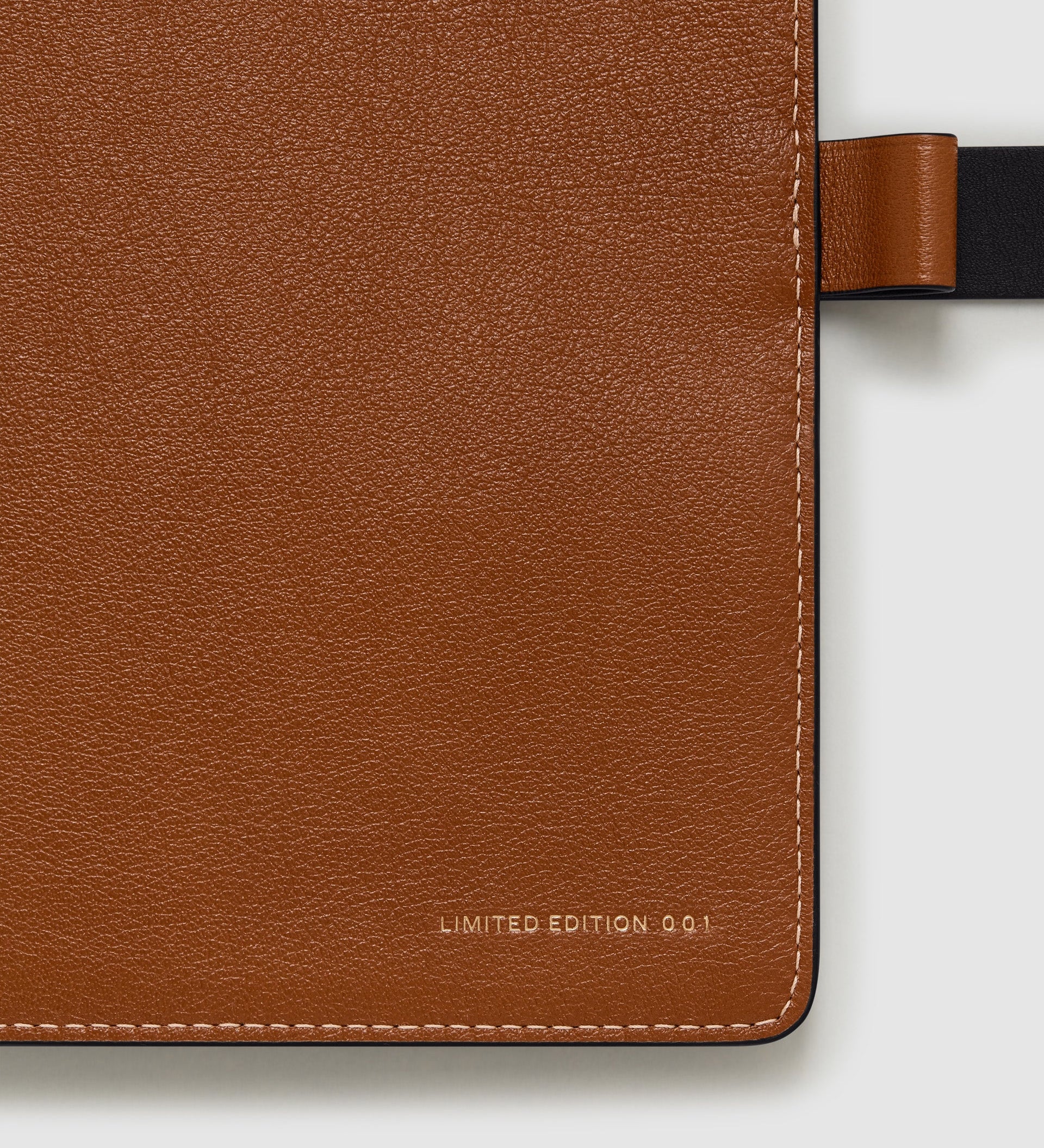 Metier - Limited Edition: A5 Notebook Cover Buffalo Black with Cognac