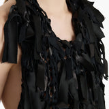 Khaite - Tevis Top in Black Leather