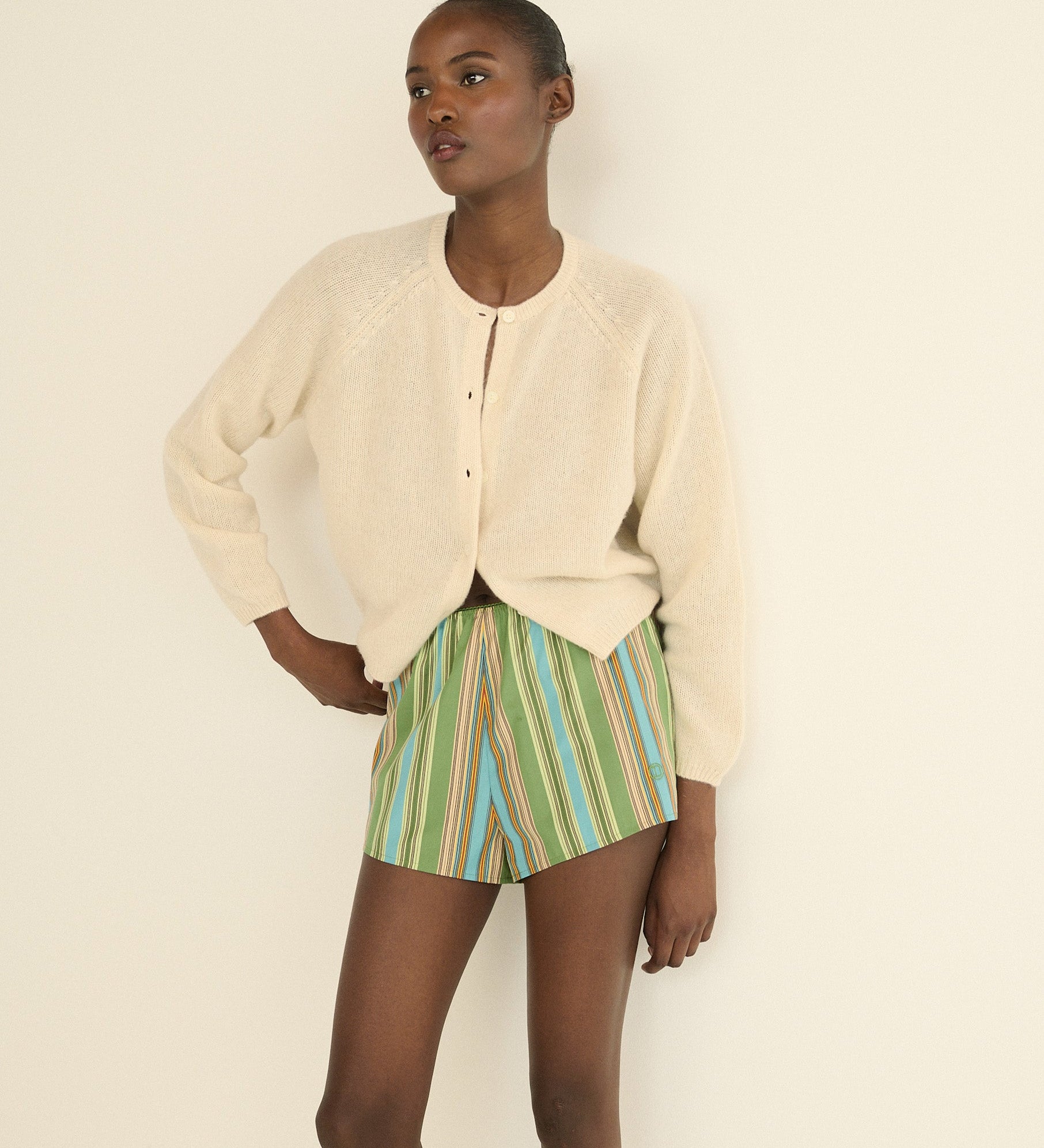 DOEN - THELMA SHORT - - SAINT - OUEN STRIPE