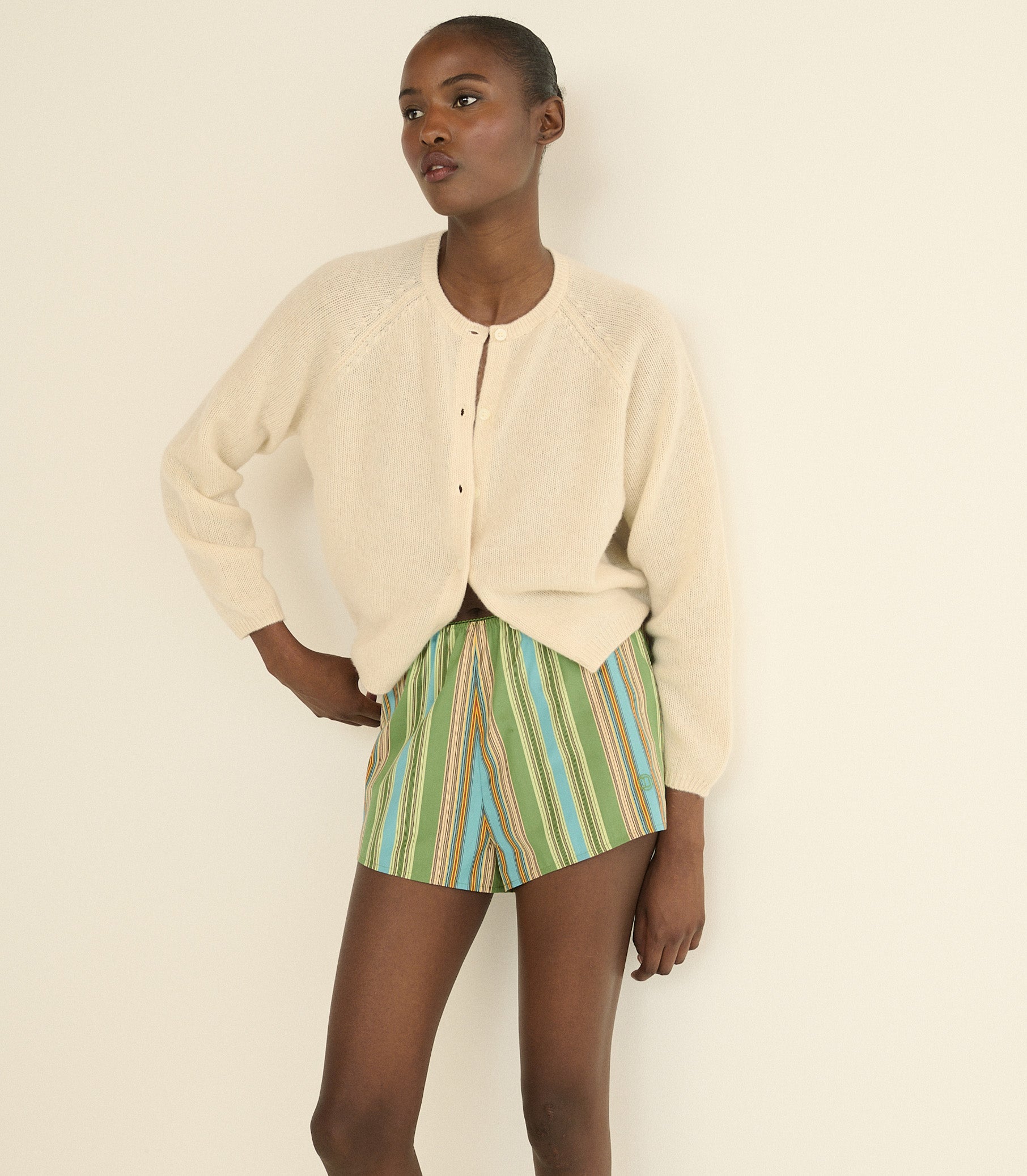 DOEN - THELMA SHORT - - SAINT - OUEN STRIPE