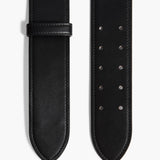 Khaite - Theo Waist Belt in Black Leather