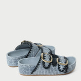 Loeffler Randall - Theo Blue Two-Band Sandal