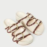 Loeffler Randall - Theo Cream Two-Band Sandal