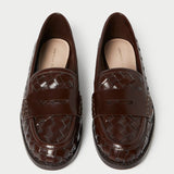 Loeffler Randall - Rachel Espresso Woven Loafer