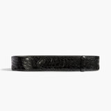 Khaite - Theo Waist Belt in Black Alligator