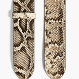 Khaite - Theo Waist Belt in Natural Python
