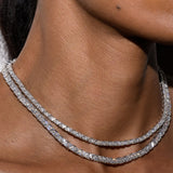 Dorsey - THEODORA RIVIÈRE NECKLACE IN MOISSANITE