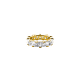 Dorsey - THEODORA DOUBLE TRILLION RING, GOLD