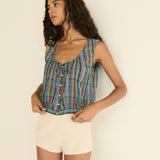 DOEN - THEO TOP - - ALDERBROOK PLAID