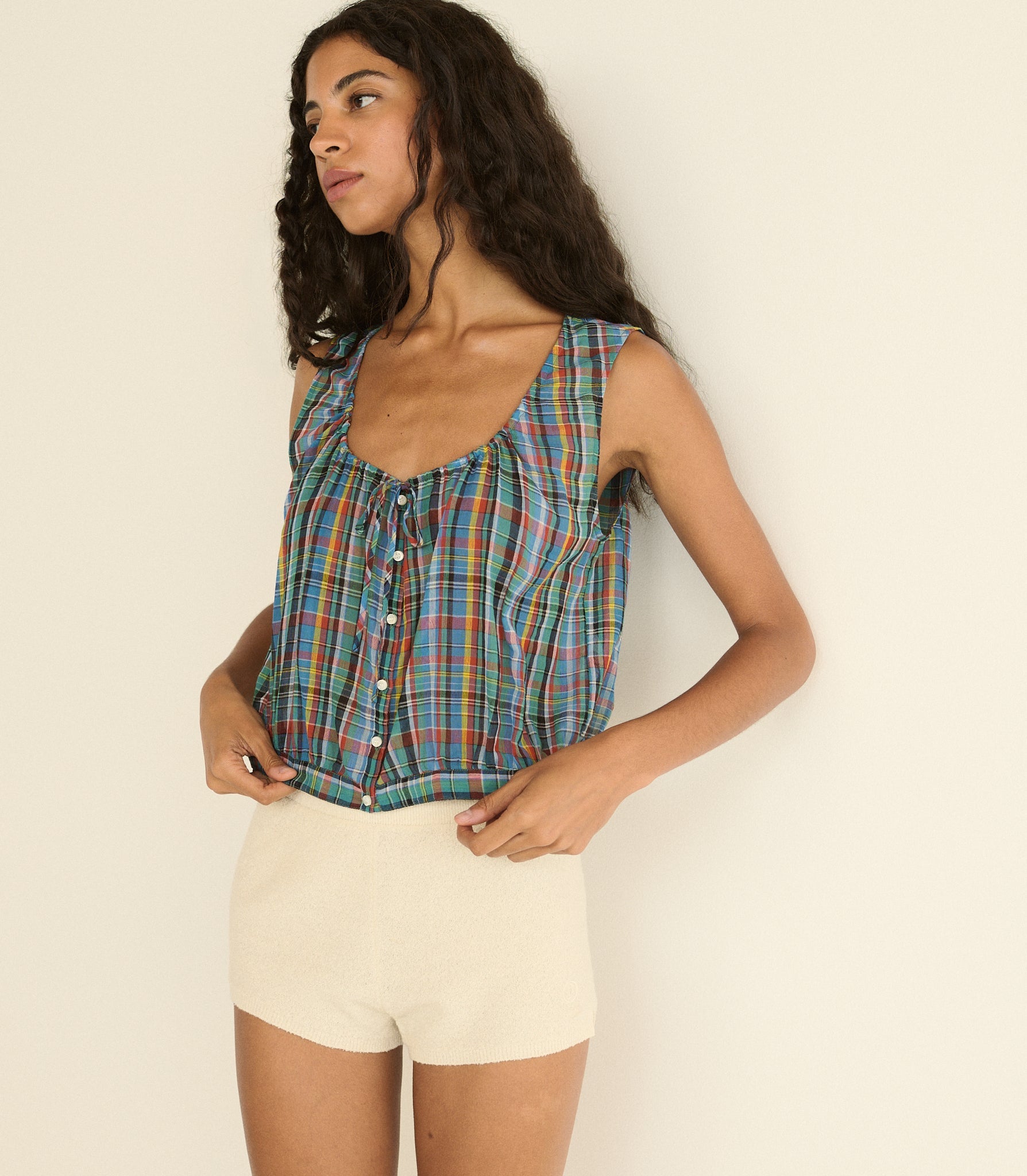 DOEN - THEO TOP - - ALDERBROOK PLAID
