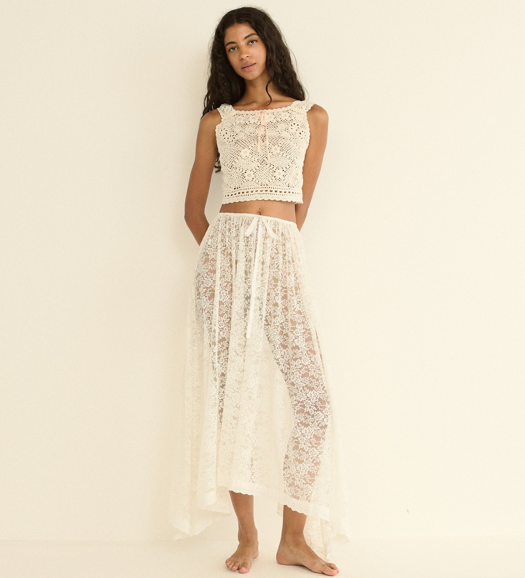 DOEN - THERESA TOP - - PEARL