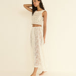 DOEN - THERESA TOP - - PEARL