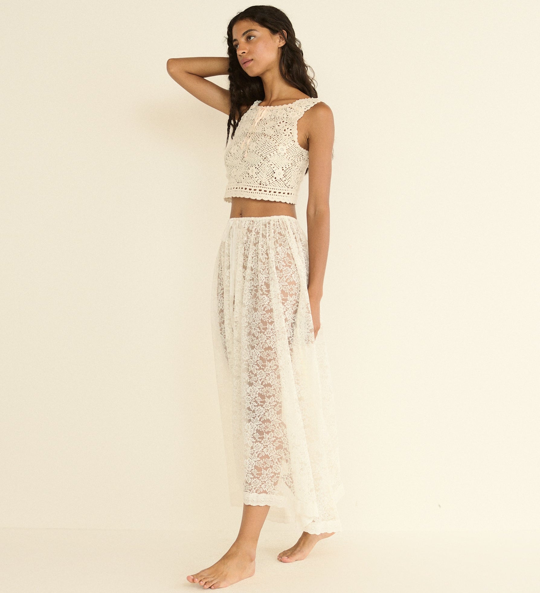 DOEN - THERESA TOP - - PEARL