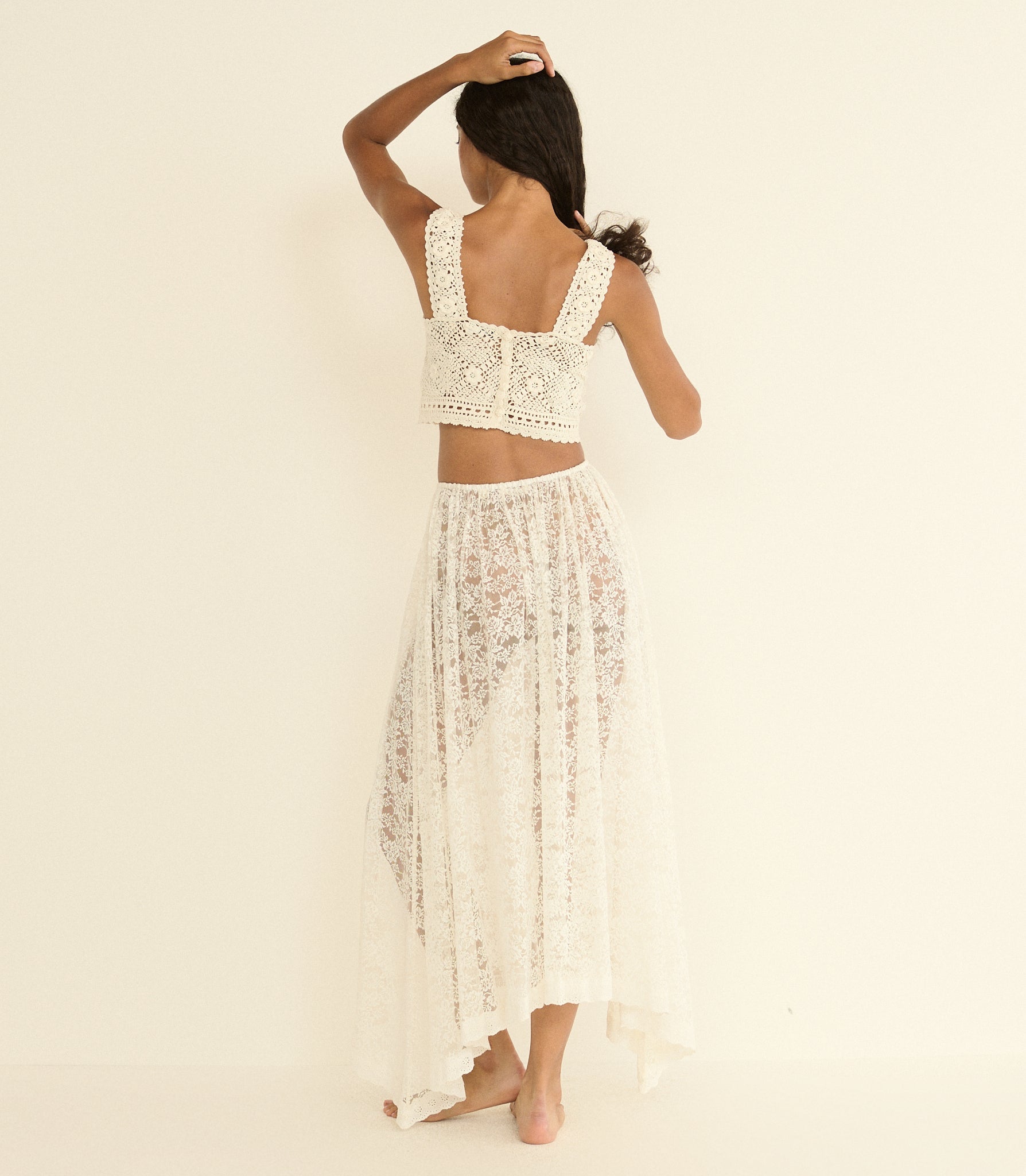 DOEN - THERESA TOP - - PEARL
