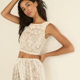 DOEN - THERESA TOP - - PEARL