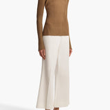 Khaite - Walter Pant in Chalk Cotton