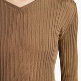 Khaite - Tia Top in Carob