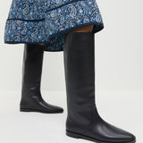 Loeffler Randall - Tilly Black Leather Tall Boot
