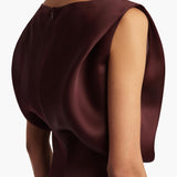 Khaite - Toma Dress in Almandine