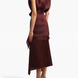 Khaite - Toma Dress in Almandine