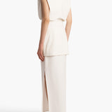 Khaite - Toma Dress in Chalk