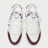 Loeffler Randall - Topspin Cream/Maroon Court Sneaker