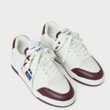 Loeffler Randall - Topspin Cream/Maroon Court Sneaker
