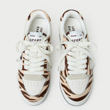 Loeffler Randall - Topspin Cream/Zebra Court Sneaker