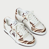 Loeffler Randall - Topspin Cream/Zebra Court Sneaker