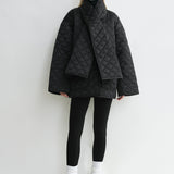 Toteme - Quilted scarf jacket black