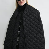 Toteme - Quilted scarf jacket black