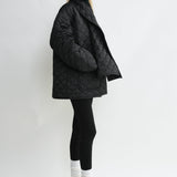 Toteme - Quilted scarf jacket black