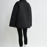 Toteme - Quilted scarf jacket black