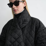 Toteme - Quilted scarf jacket black