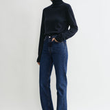 Toteme - Classic cut denim full length dark blue