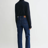 Toteme - Classic cut denim full length dark blue